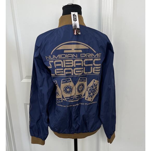 Star Wars Track Jacket Men’s XS - Lucasfilm, Numidian Prime Sabacc League Disney - Picture 3 of 5